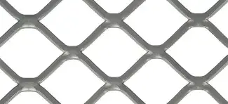 Squared expanded metal mesh SQ 60 flattened