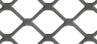 Squared expanded metal mesh SQ 70 flattened