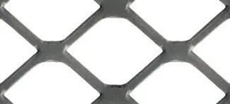 Squared expanded metal mesh SQ 90 flattened