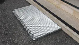 GRIPP expanded metal non-slip doormat 