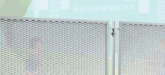 Fils 21 sp. 2 BASE system expanded metal fencing Fils 21 sp. 2 BASE system expanded metal fencing